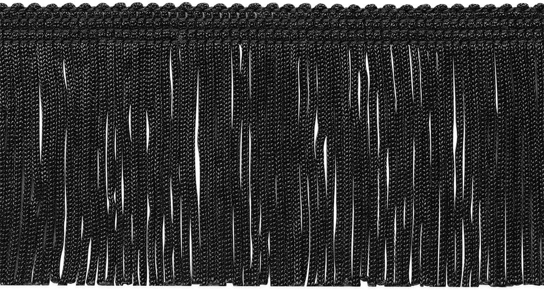 Trims By The Yard 2" Chainette Fringe Trim, Polyester-Made Decorative Fringe Trim, Versatile Fringes for Costumes, Uniforms, Home Decor, and Party Decorations, 50 yards, Yellow Gold