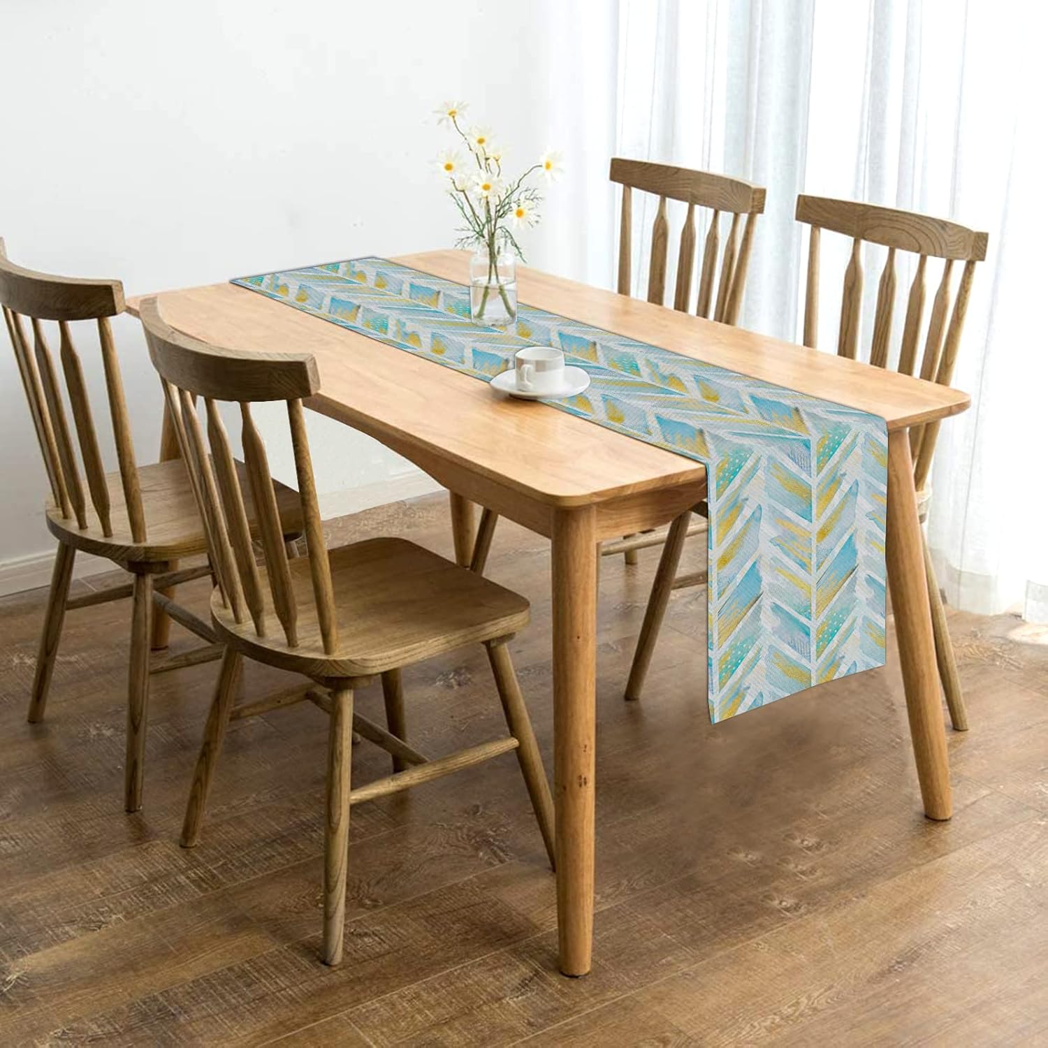 Buy FABRIGAANZA Jute Table Runner Heat Resistant Dining Table Runner