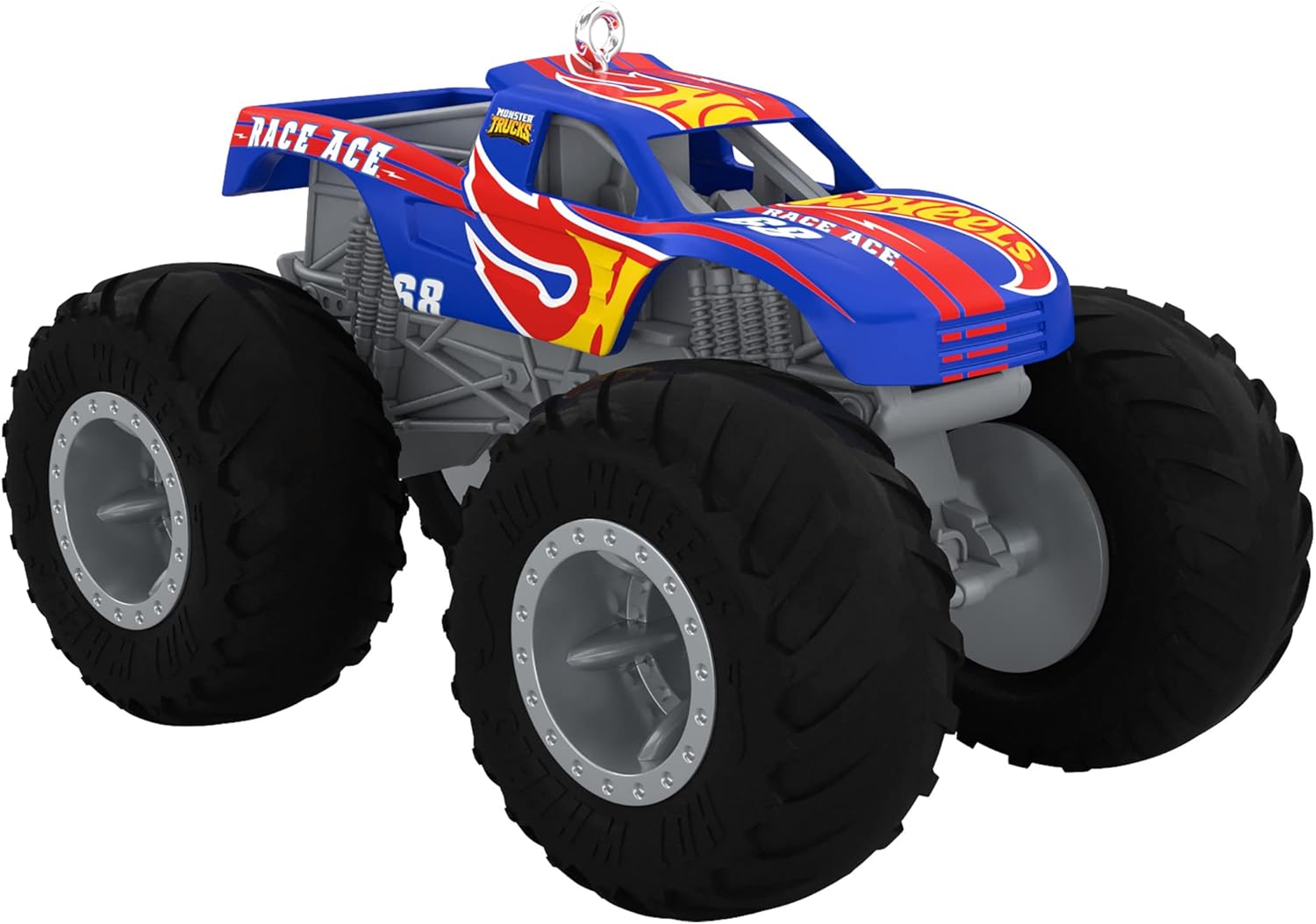 Hallmark Keepsake Hot Wheels Monster Truck™ Race Ace™ Plastic Christmas Ornament