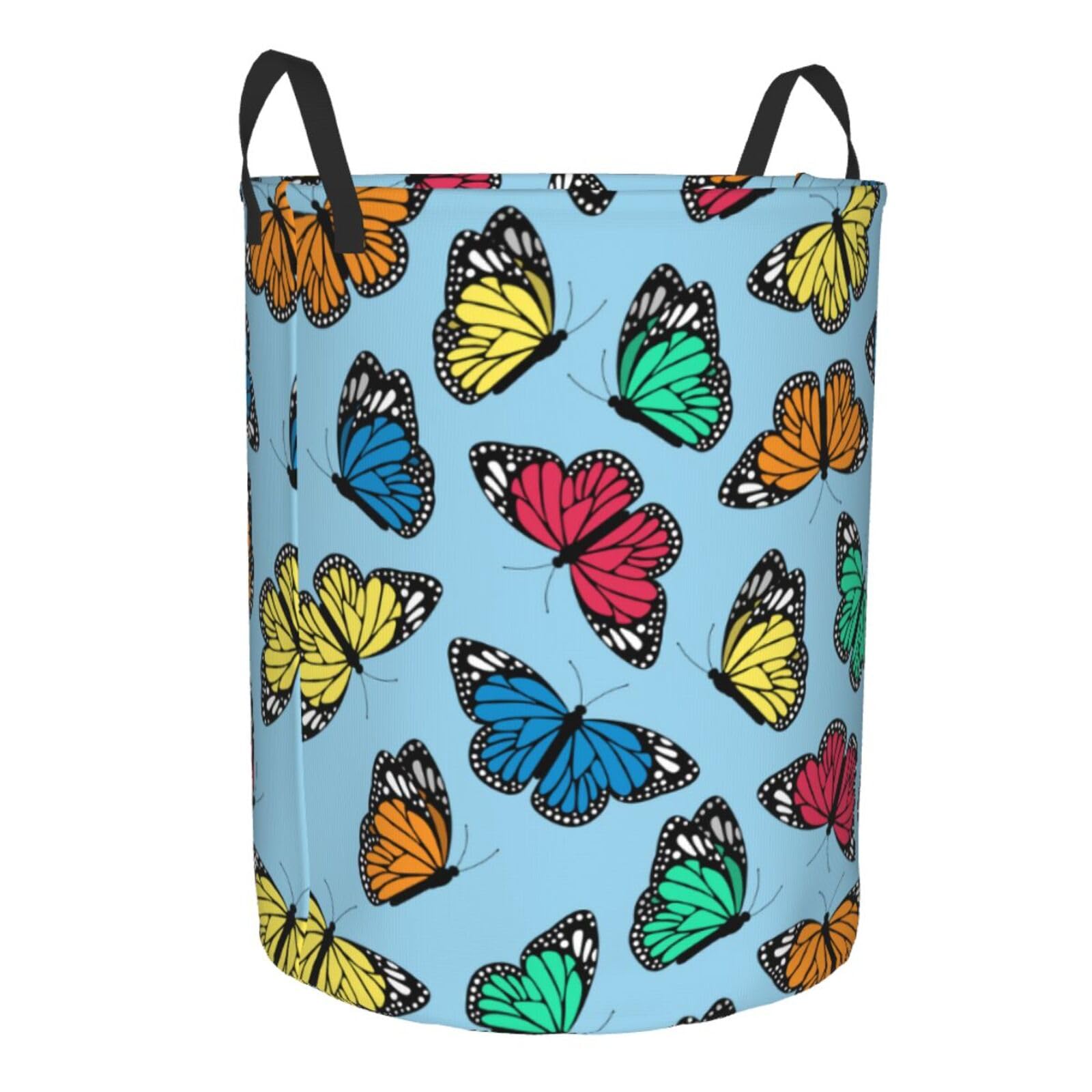 HKEC Cesto portabiancheria rotondo, per bambini sporchi, cesto portabiancheria per ragazzi, cesta portaoggetti per la stanza dei giochi, cesti regalo, cesto per la cameretta dei bambini, decorazione