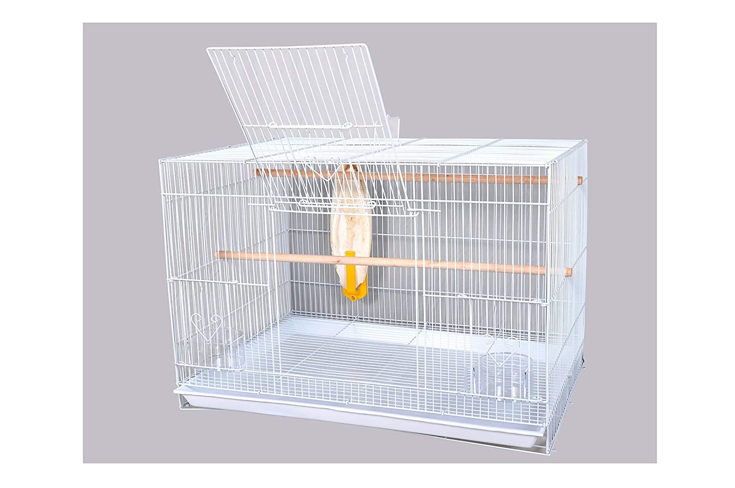 Buy White Bird cage for Budgies,Finches,Love Birds,Cocktails,Conures