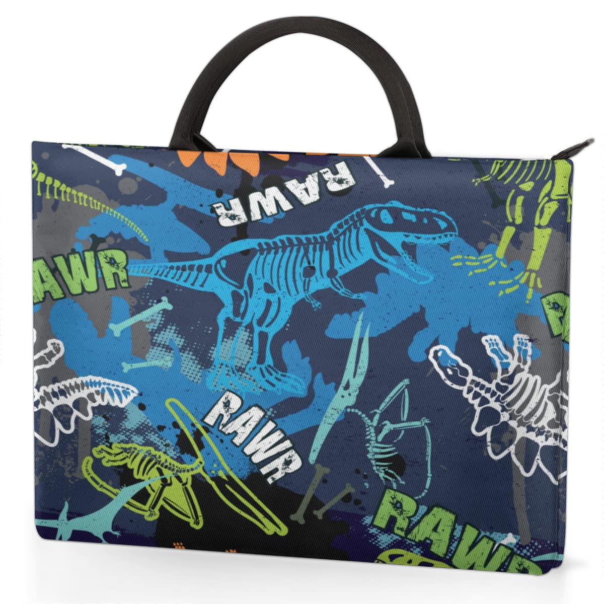 Dino pokrowiec na laptopa 13-16 cali dinozaur dinozaur ręczny pokrowiec na laptopa teczka listonoszka torba do przenoszenia dla kobiet mężczyzn dzieci chłopców dziewcząt