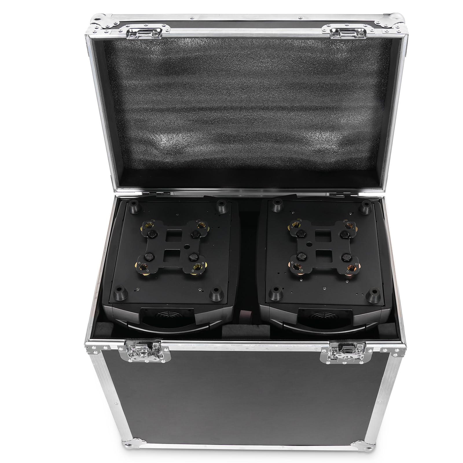 2PCS 300W Lyre LED avec flight case Beam Lumière 18 Gobos 15 Couleurs RGBW Lumières de scène DMX Luminaires à tête rotative pour DJ Fête Bar Soirées Éclairage