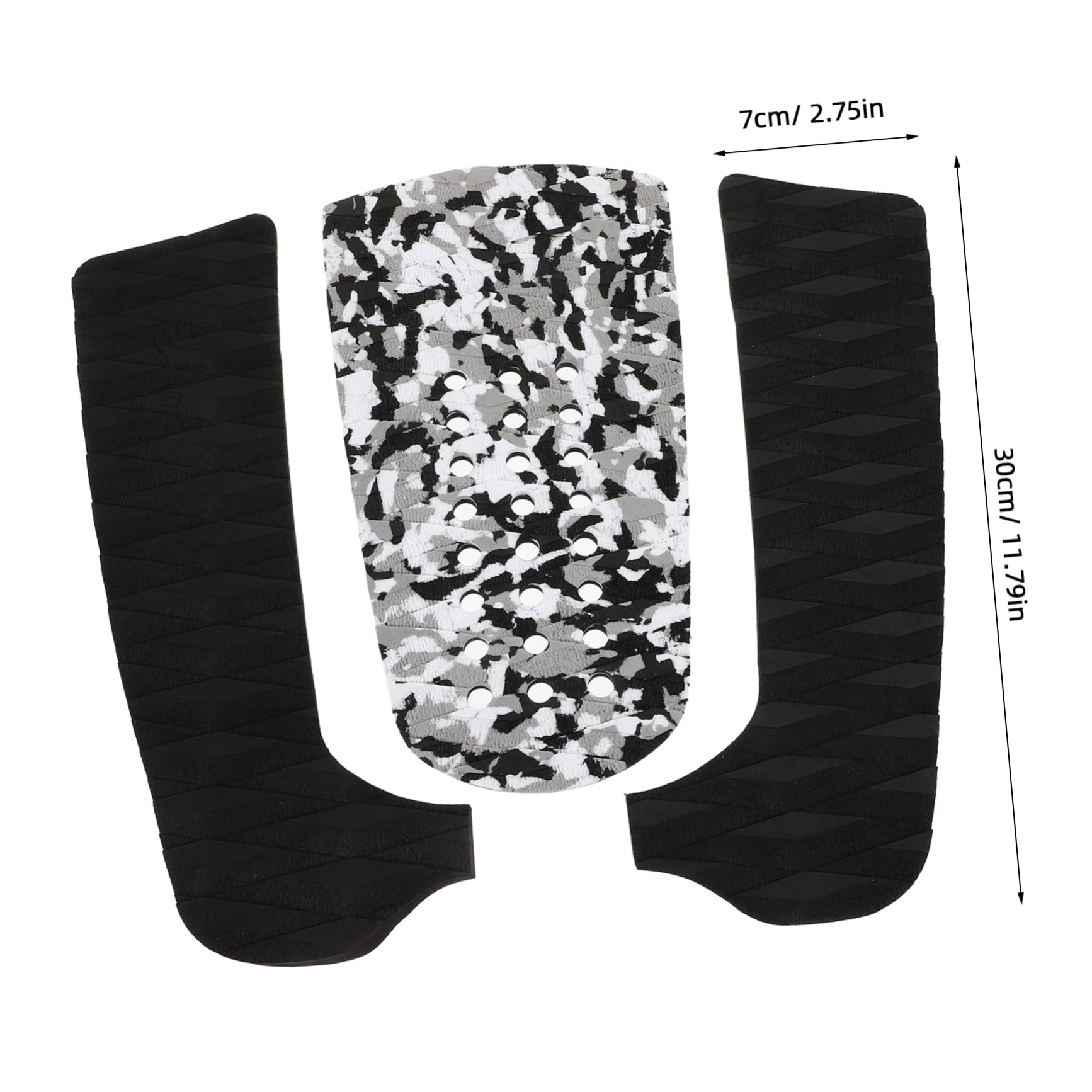 HANABASS 1Set Surfboard Traction Pad Lightweight Slip Deck Grip Mats for Surfing Compatible with All Surfboards and Skimboards Durable and Comfortable for Enhanced