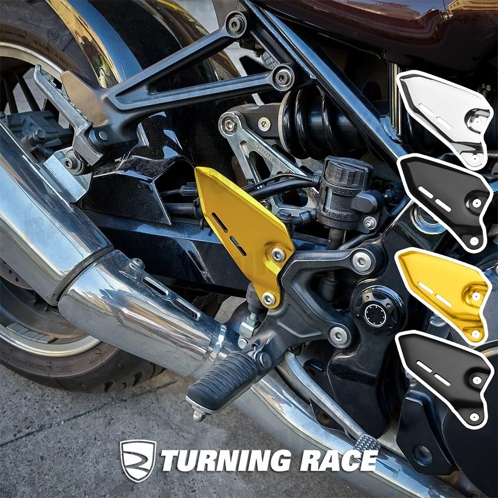wspornik Pedały Pasuje do Z900rs / Cafe SE (18-26) dźwignia nożna osłony pedałów płyta Z900RS kołki akcesoria tylna osłona pięty(Chrome)