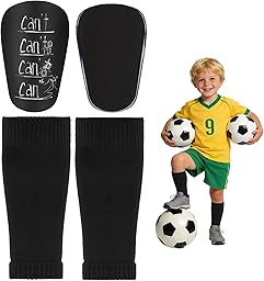 DiULi Mini Parastinchi Calcio, Parastinchi Calcio Calzino, Parastinchi Bambini, Parastinchi Piccoli Leggeri con Maniche Antiscivolo, Ideale per Calcio e Altri Sport