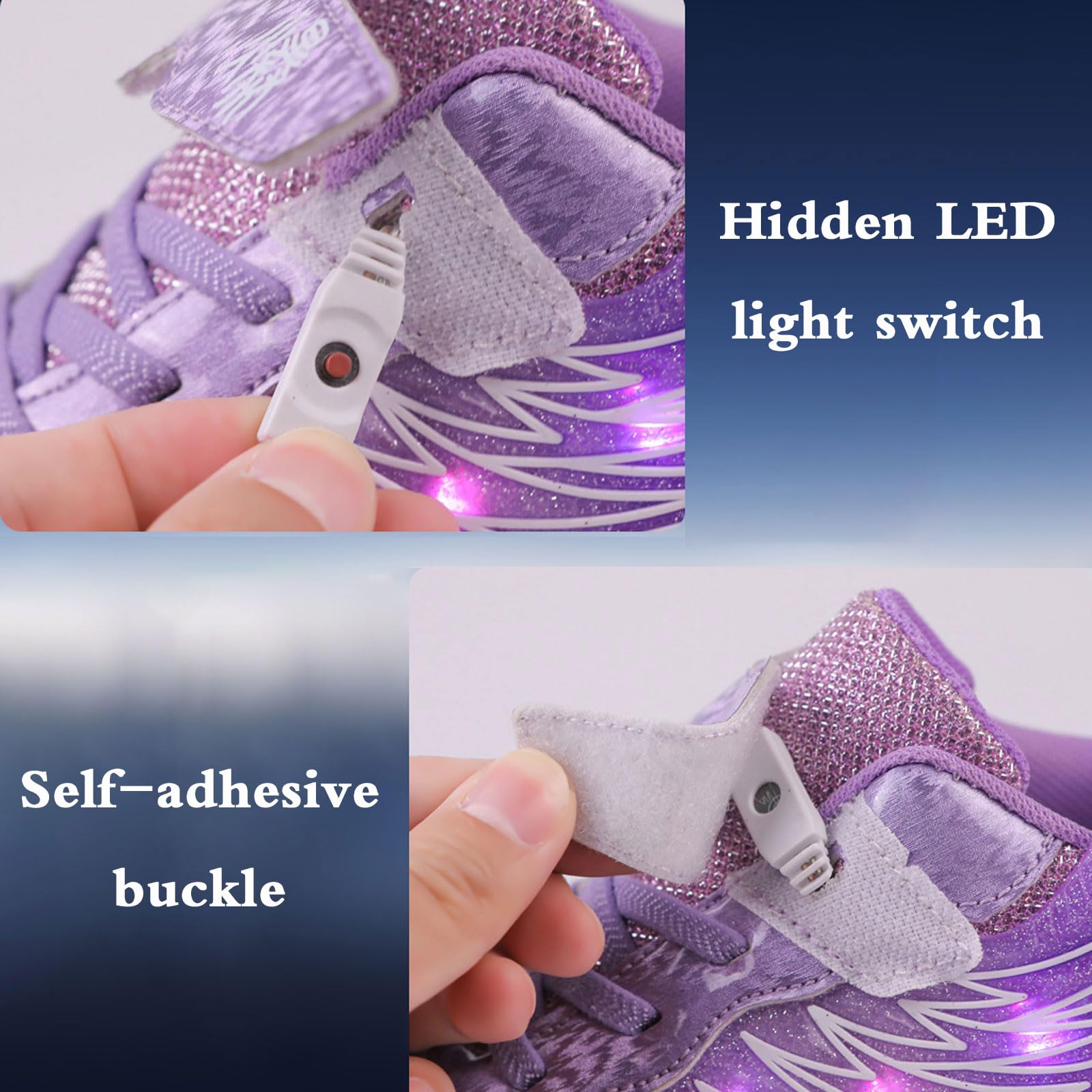 Zapatillas Deportivas con Ruedas para niños,Zapatillas con Ruedas,Zapatos con Ruedas y LED Luces para Niña,Recargables,Comodidad,para Regalos de cumpleaños y Navidad