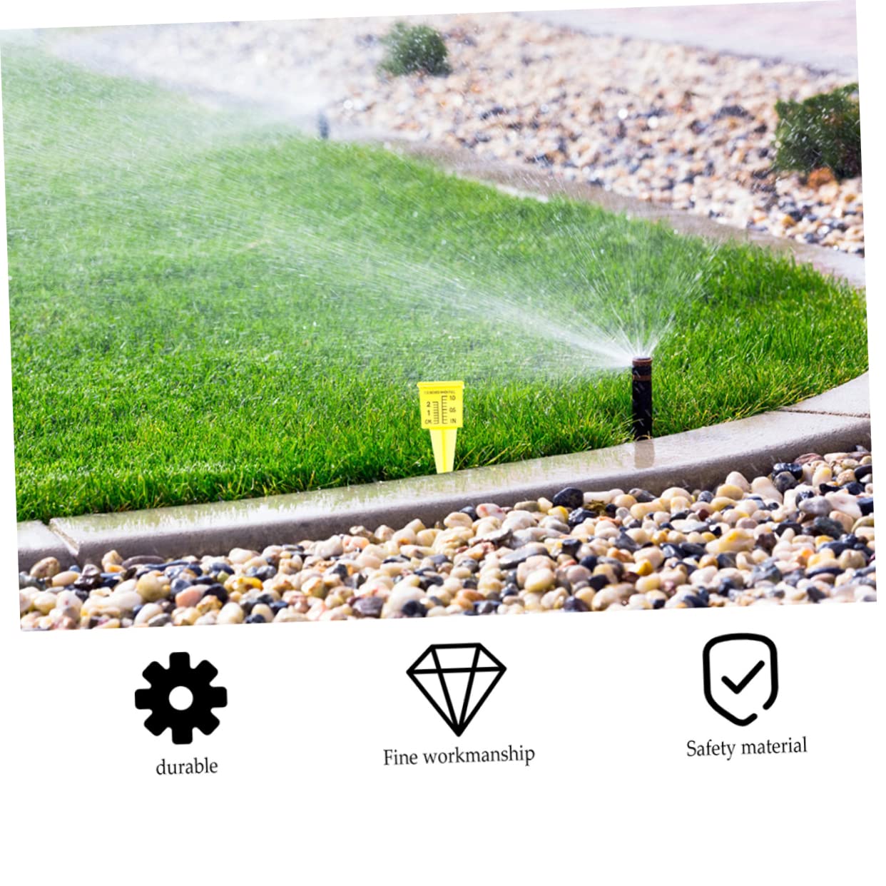 DOITOOL 20pezzi Misuratori Di Pioggia Per Esterni Strumento Di Misurazione Precisa Plastica Per e Cortili Facile Da Installare e Resistente