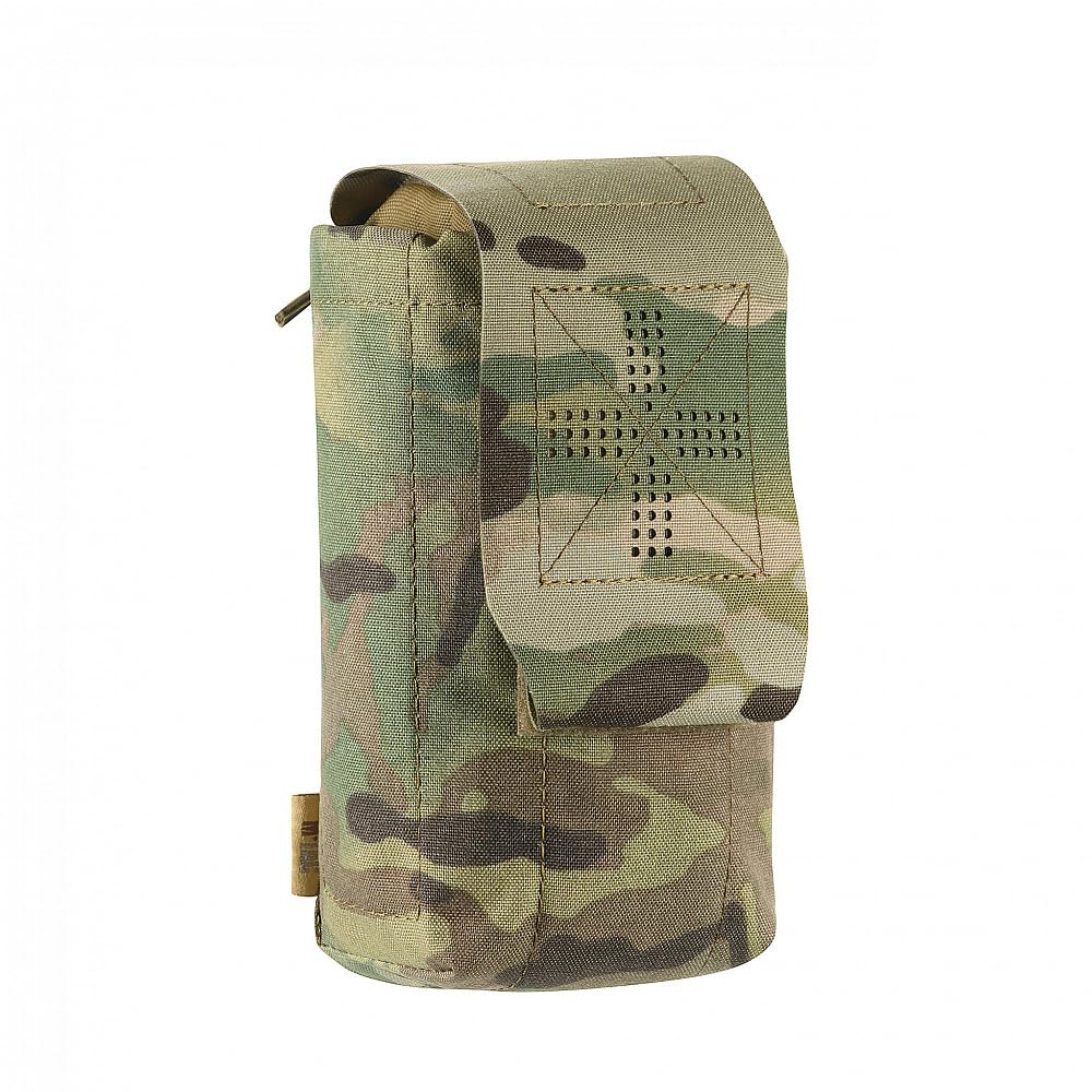 M-Tac Bolsa táctica pequeña Elite – Molle Laser Cut IFAK – Organizador de primeros auxilios Cordura 500D, extracción vertical, bolsa de emergencia militar, multicámara