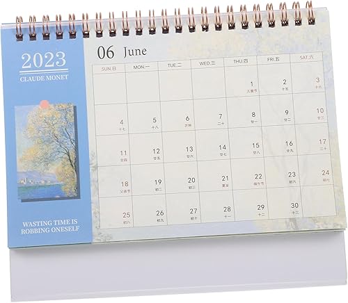Miniatura 1 de KALLORY Desk Calendar 2023 Planning Calendar 2023 Planner Calendar Wall Calendar Desk Monthly Calendar Time Plan Calendar 2022-2023 2023 Daily