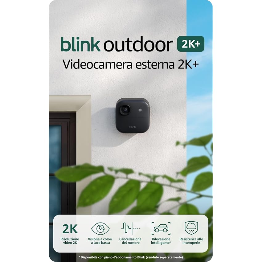 Videocamera esterna 2K+ Blink (ultimo modello)