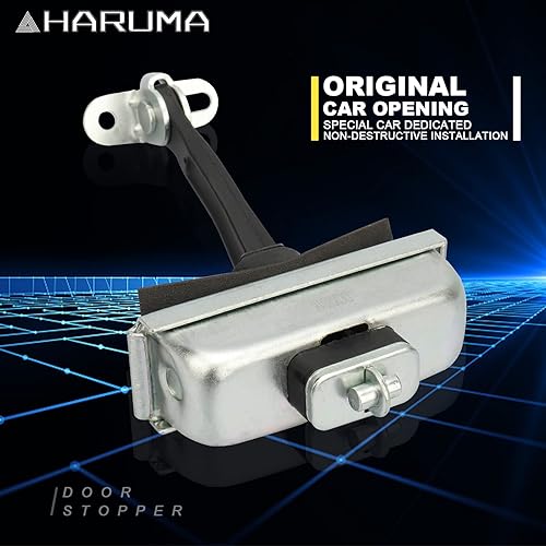 Miniatura 4 de Haruma 15861661 Conjunto de correa de tope de puerta para Chevrolet Equinox 2005-2009 y Pontiac Torrent 2006-2009, lado izquierdo del conductor,