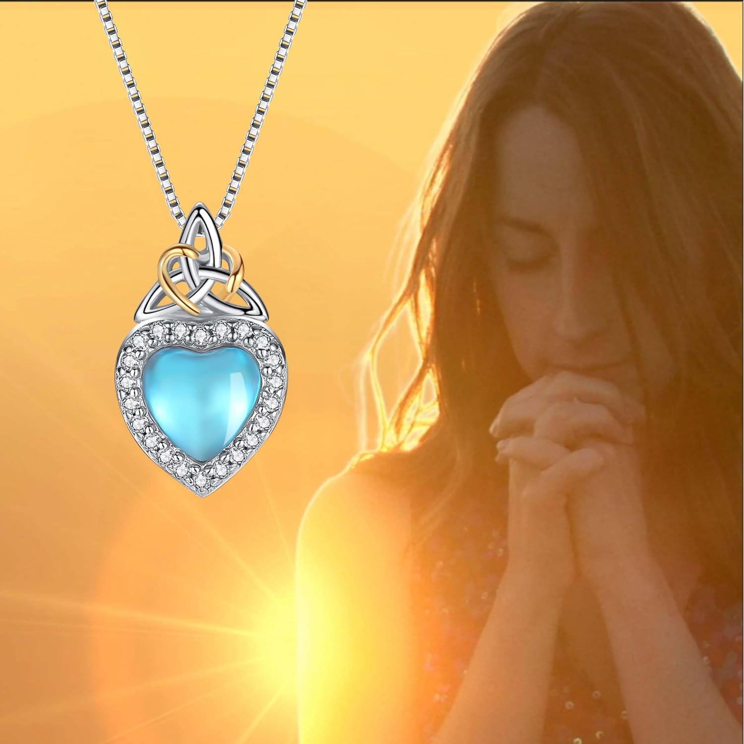 925 Sterling Silver Cremation Jewelry Urn Necklace- Teardrop/Heart/Tree of Life/Infinity/Bar Pendant Necklaces for Ashes for Women Memorial Keepsake Jewelry Gifts - Image 7