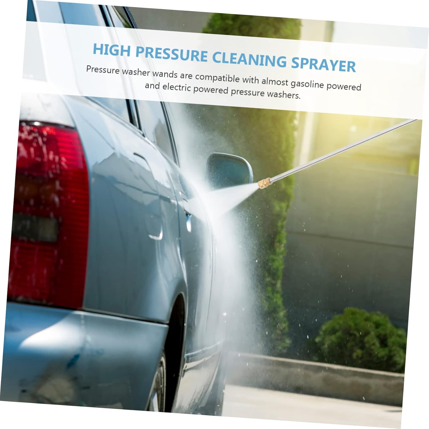 GALPADA High Sprayer with Extension Wand Psi Multifunctional Pressure Washer Tool for Car Cleaning Gardening and Agriculture