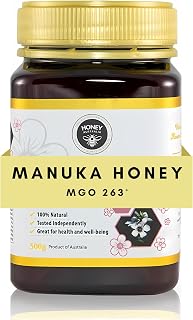 Honey Australia Manuka Honey MGO 263+ | 17.6 oz | Raw, Organic, Pure Honey for Daily Wellness & Energy | Natural Sweetener & Health Boost | Rich in Nutrients, Delicious, Creamy Flavor