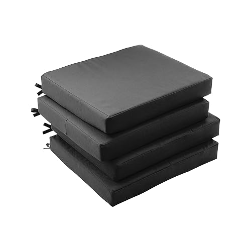 Outdoor Chair Cushions Set of 4,Patio Cushions for Outdoor Furniture,Waterproof