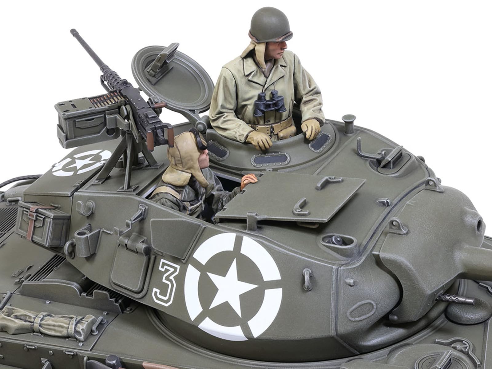 Tamiya 35391 1:35 US M24 Chaffee Euro Theatre - Kit de modélisme, Loisirs, Militaire, Plastique, modèle sur Pied