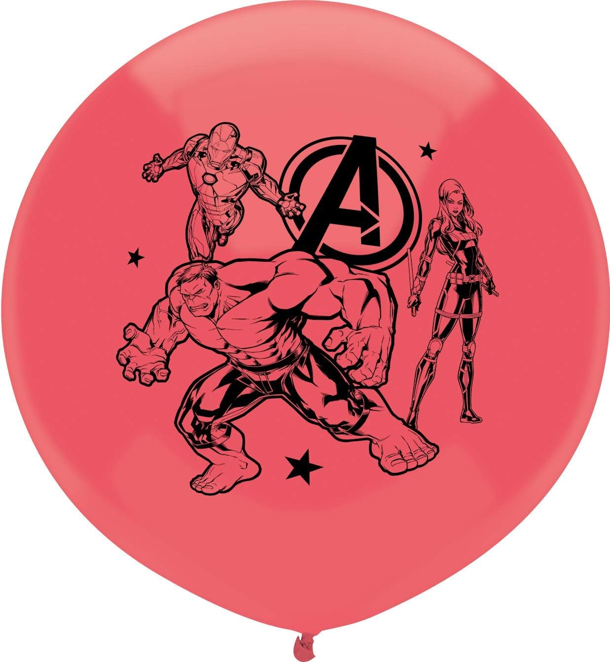 Pioneer Party Group Officially Licensed Marvel 12-Inch Latex Balloons, Spider-Man Assorted Colors, 6-Count