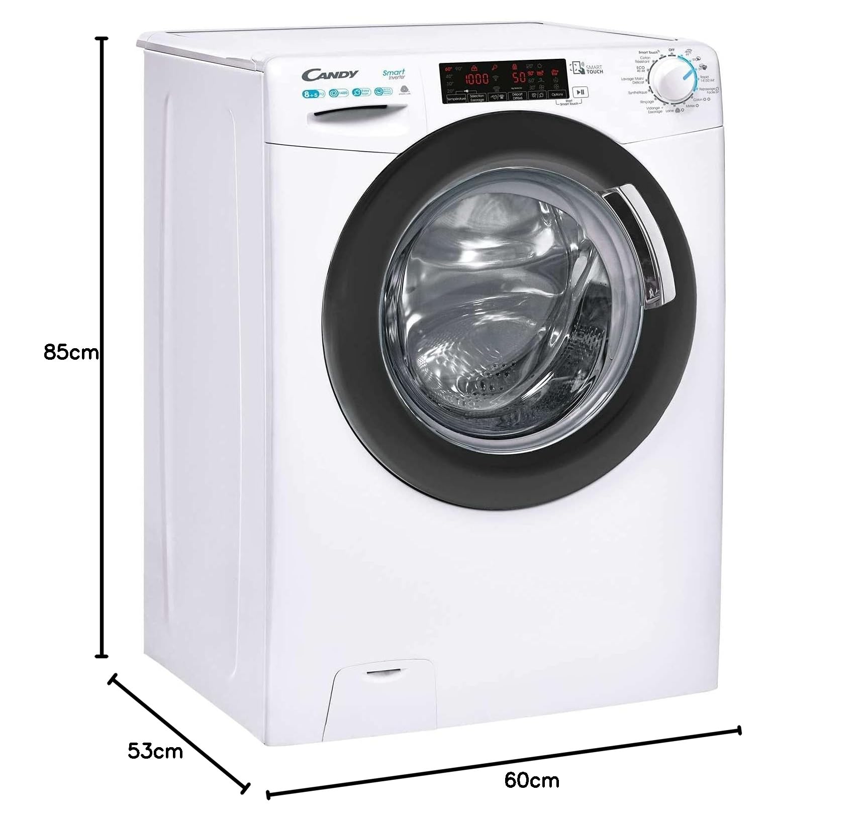 CANDY Lave linge sechant Frontal CSWS485TWMRE-47