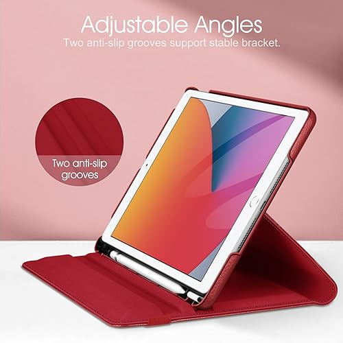 Miniatura 9 de Fintie Funda giratoria para iPad de 9 generación (2021)  8 generación (2020)  7 generación (2019) de 10.2 pulgadas - Funda giratoria de 360 grados