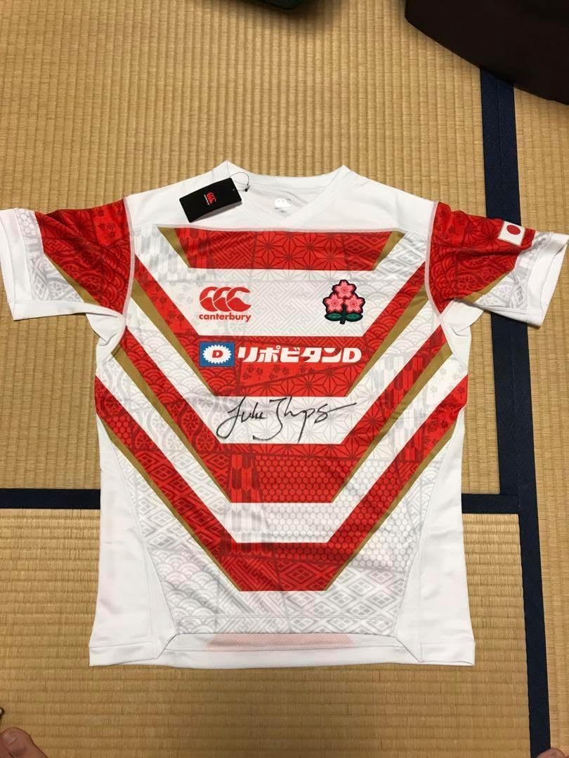 ラグビー 本代表 ジャージ トンプソン サイン 新品】ラグビー 日本代表