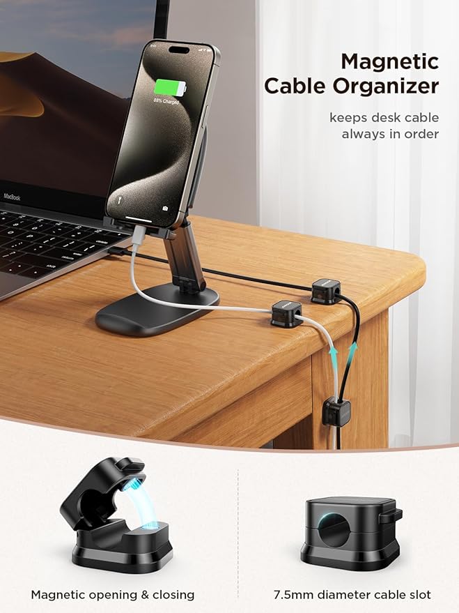 Clips Magnéticos para Cables 9 Pack JOYROOM miniatura 3