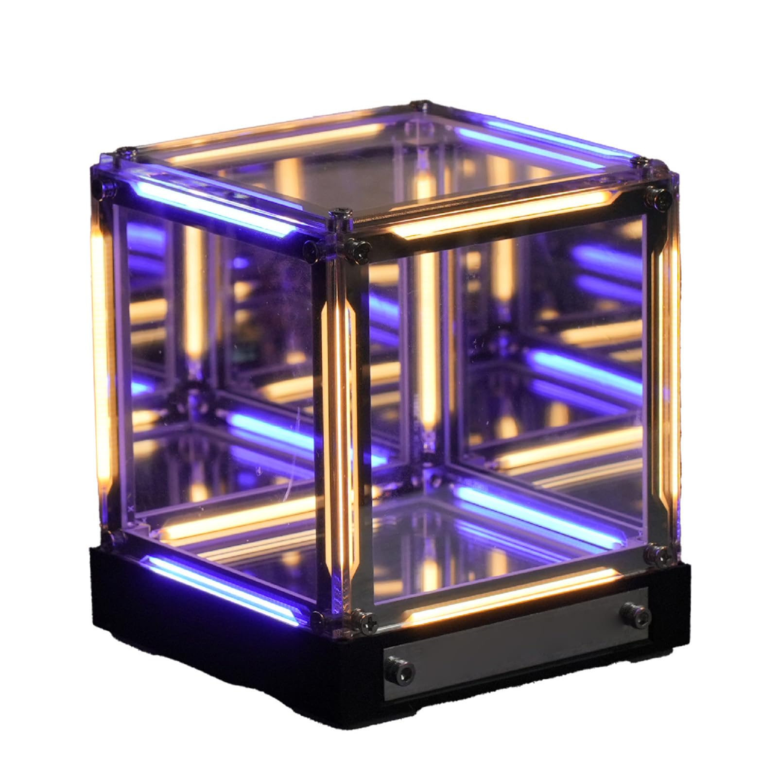 Jenngaoo Luce Cubo Infinito 4D Led Ricaricabile Touch da Tavolo