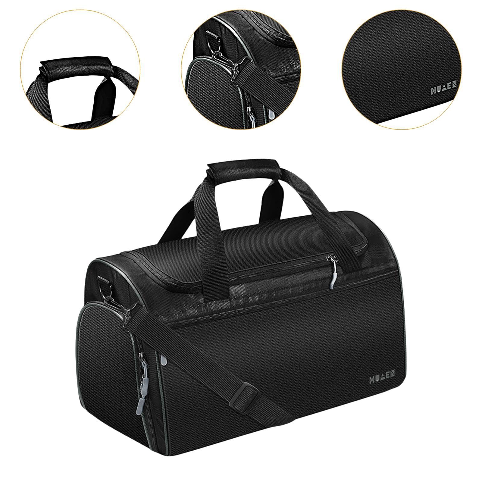 Sporttasche Weekender Übernachtungstasche mit Schuhfach, Sporttasche für Reisen, Outdoor, Golf-Zubehör, 46 x 28 x 29 cm