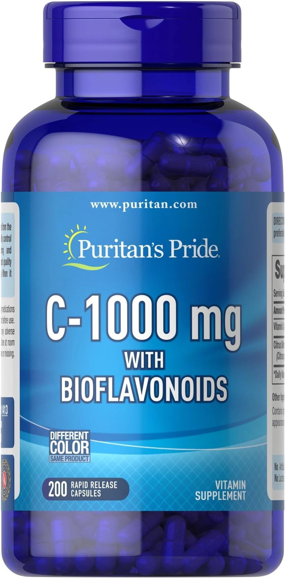 Vitamin C with Bioflavonoids Capsules, 6 Month Supply