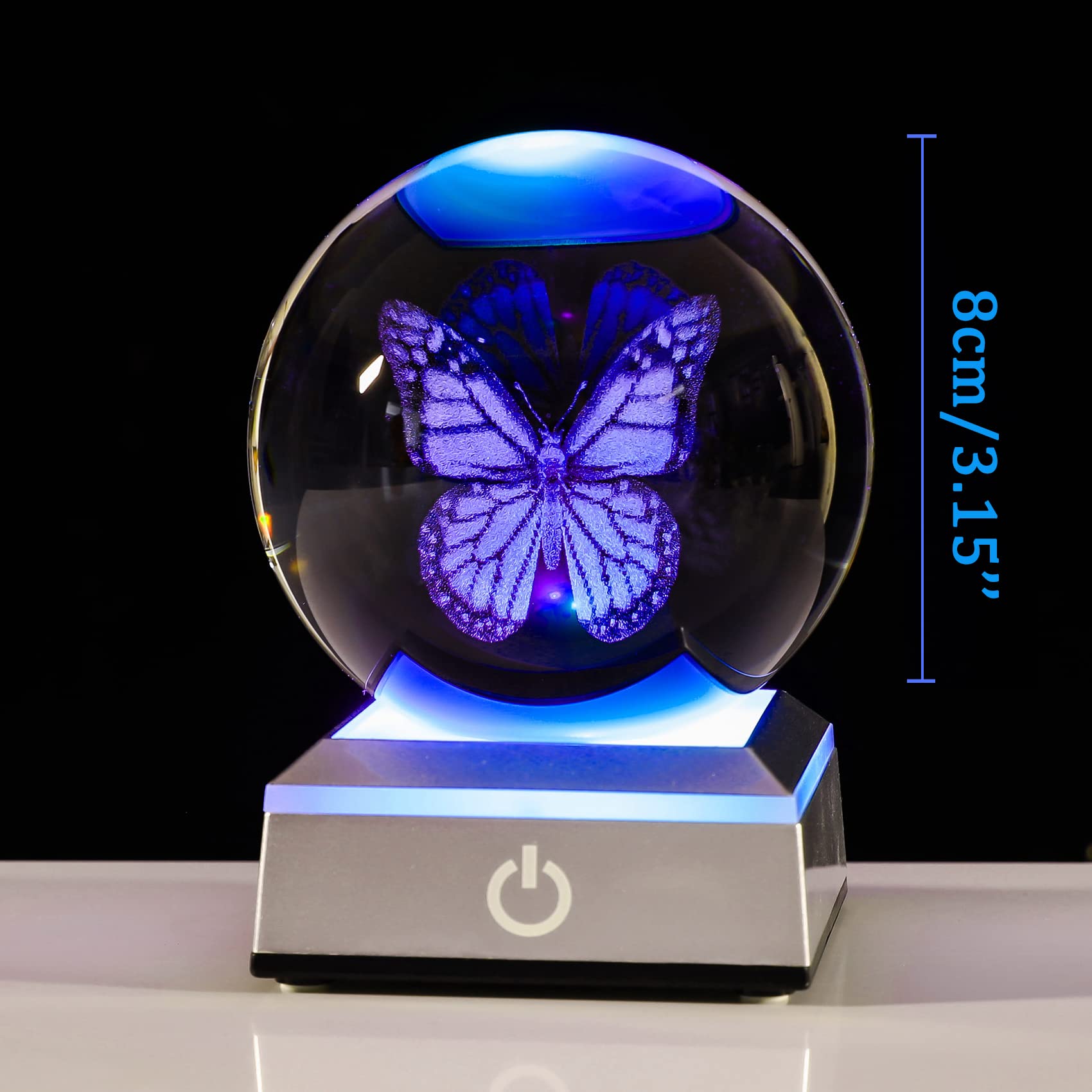 Amazon.com: 3D Butterfly Gifts for Women - Crystals Ball