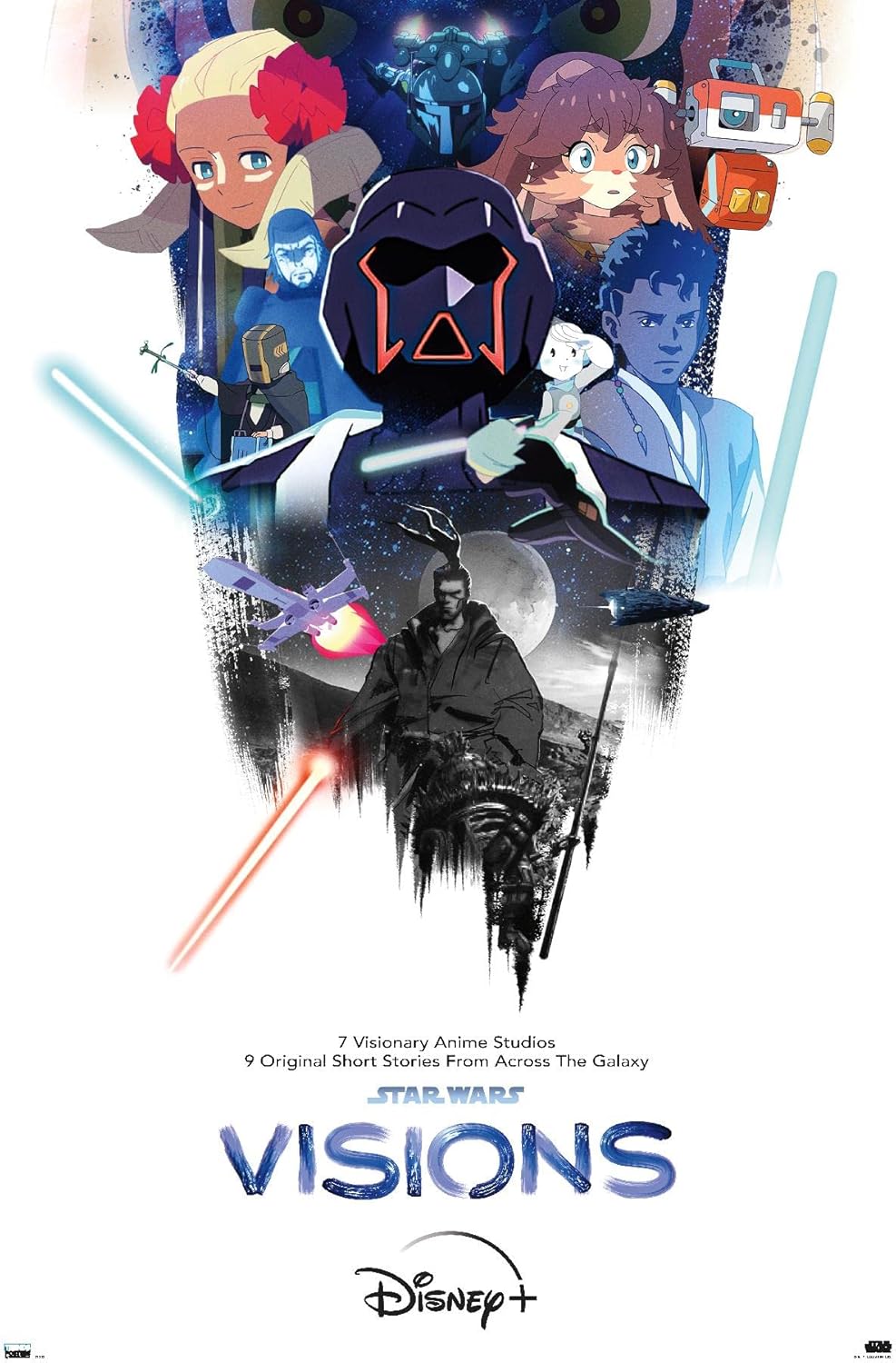 Trends International Star Wars: Visions - One Sheet Wall Poster, 22.375" x 34", Premium Unframed Version