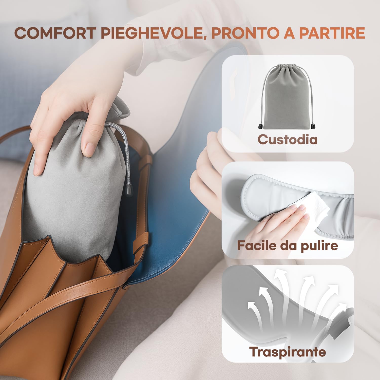 HubiCare - Massaggiatore per occhi con funzionamento silenzioso, calore e raffreddamento, cuscinetti in gel doppi per un maggiore comfort, vibrazioni airbag e musica Bluetooth per occhi secchi