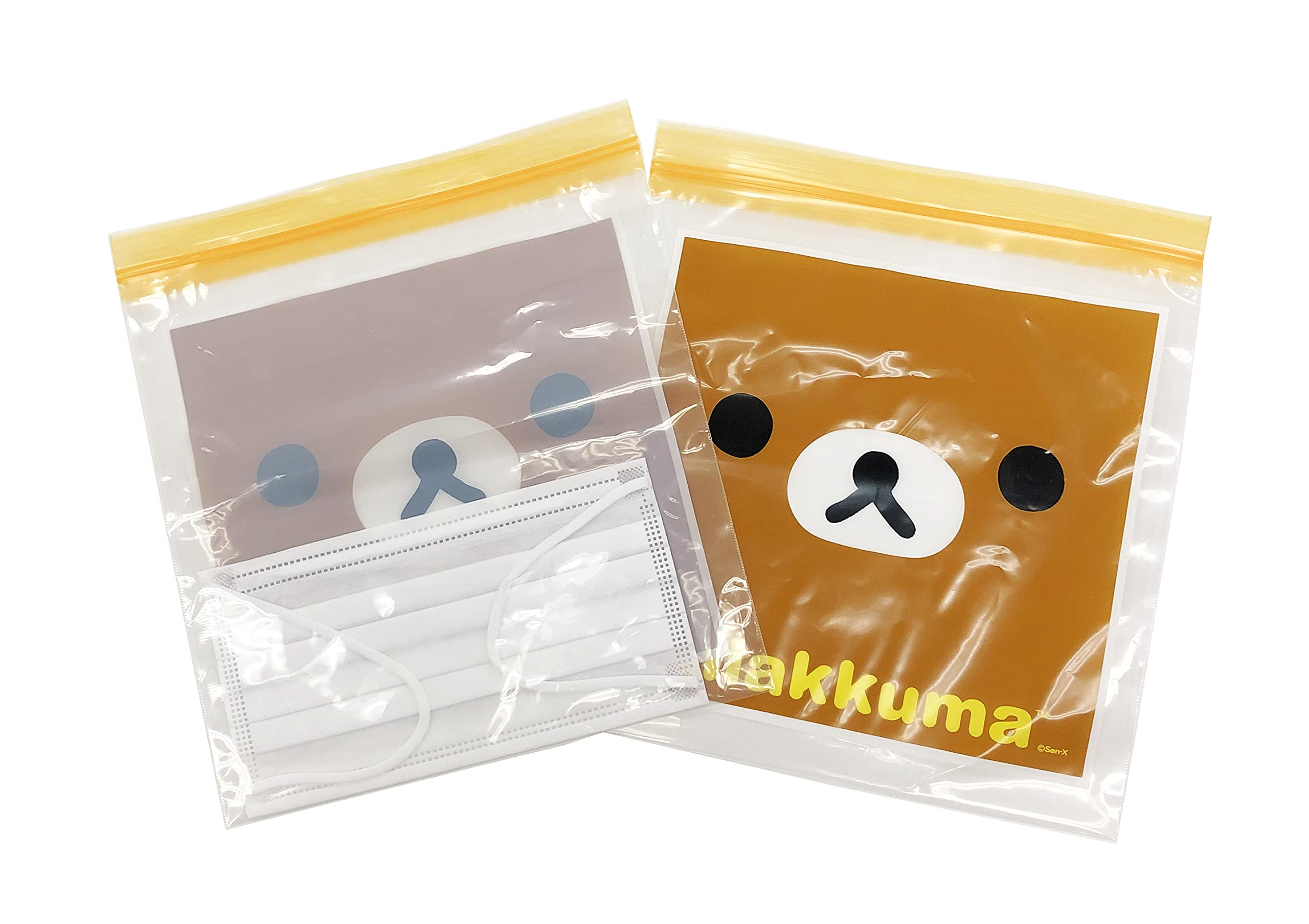 Amazon.co.jp: 岩谷マテリアル ZIPBAG リラックマ 16枚入 ジッパー付