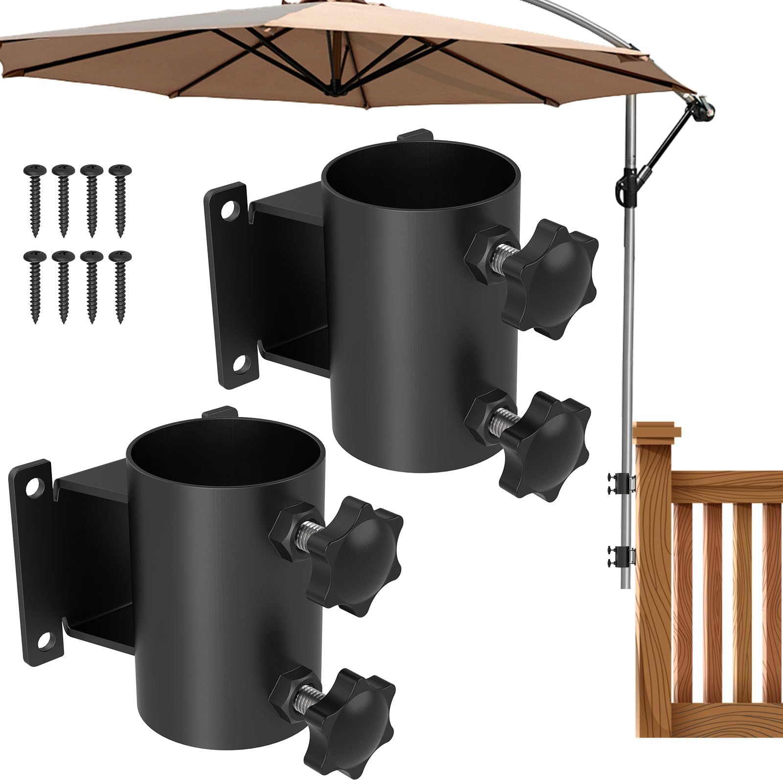 Deck Umbrella Mount,Umbrella Holder for Deck