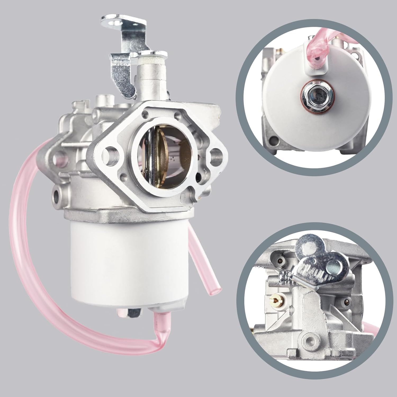 Carburetor Kit Compatible with Club Car DS Precedent Carryall Golf Cart 1996-up Kawasaki FE350 Engine, Replace OE 1016441-01 1018059-01 1019059-01 1035245-01