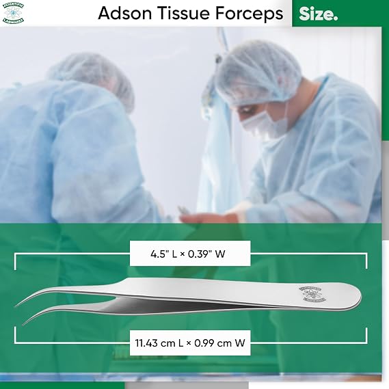 High Precision Stainless Steel Lab Forceps with Curved Very Fine Tips