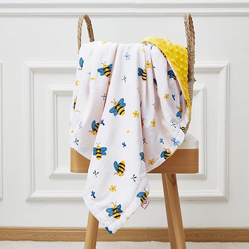 Miniatura 2 de QSTEHEML Minky - Mantas de bebé para niños y niñas, mantas de recepción súper suaves y ligeras, unisex, manta de bebé personalizada para guardería