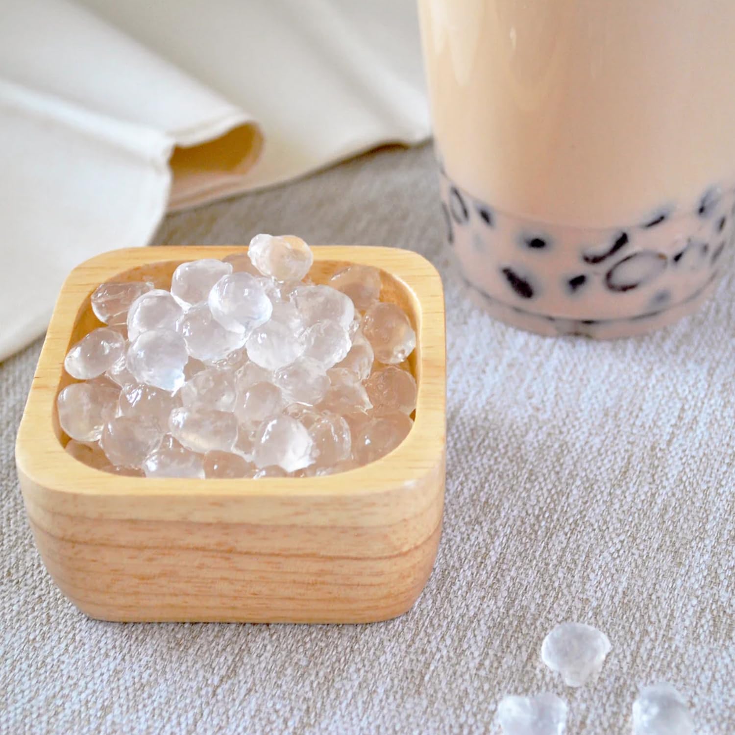 Mini Perles de Tapioca pour Dessert et Cuisine Sans Gluten et Sans Sucre - Tapioca perles dessert - Ingrédients 100% Naturels Vegan 250g - NCA