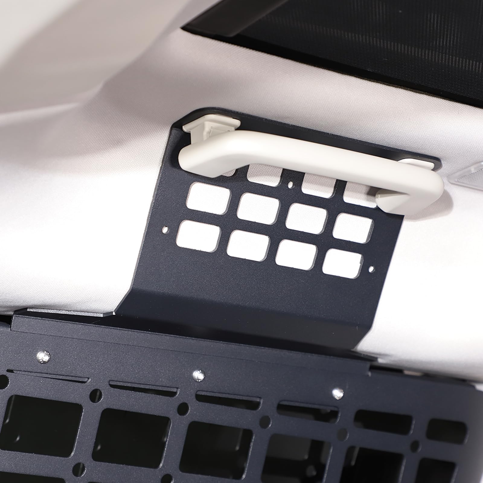 Set di montaggio per vano bagagli laterale in alluminio per Land Rover Discovery 3 & 4 (2004-2016), 3 pezzi (destra e sinistra), accessori per l'organizzazione del bagagliaio (sinistra)