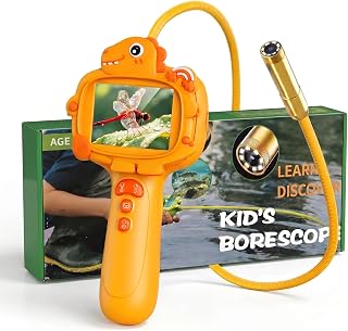 Kids Borescope Camera Toy with Light for Boys & Girls | STEM Educational Toy, Ages 3-8 Years, Science Exploration, Indoor & Outdoor Use, Inspection Camera
