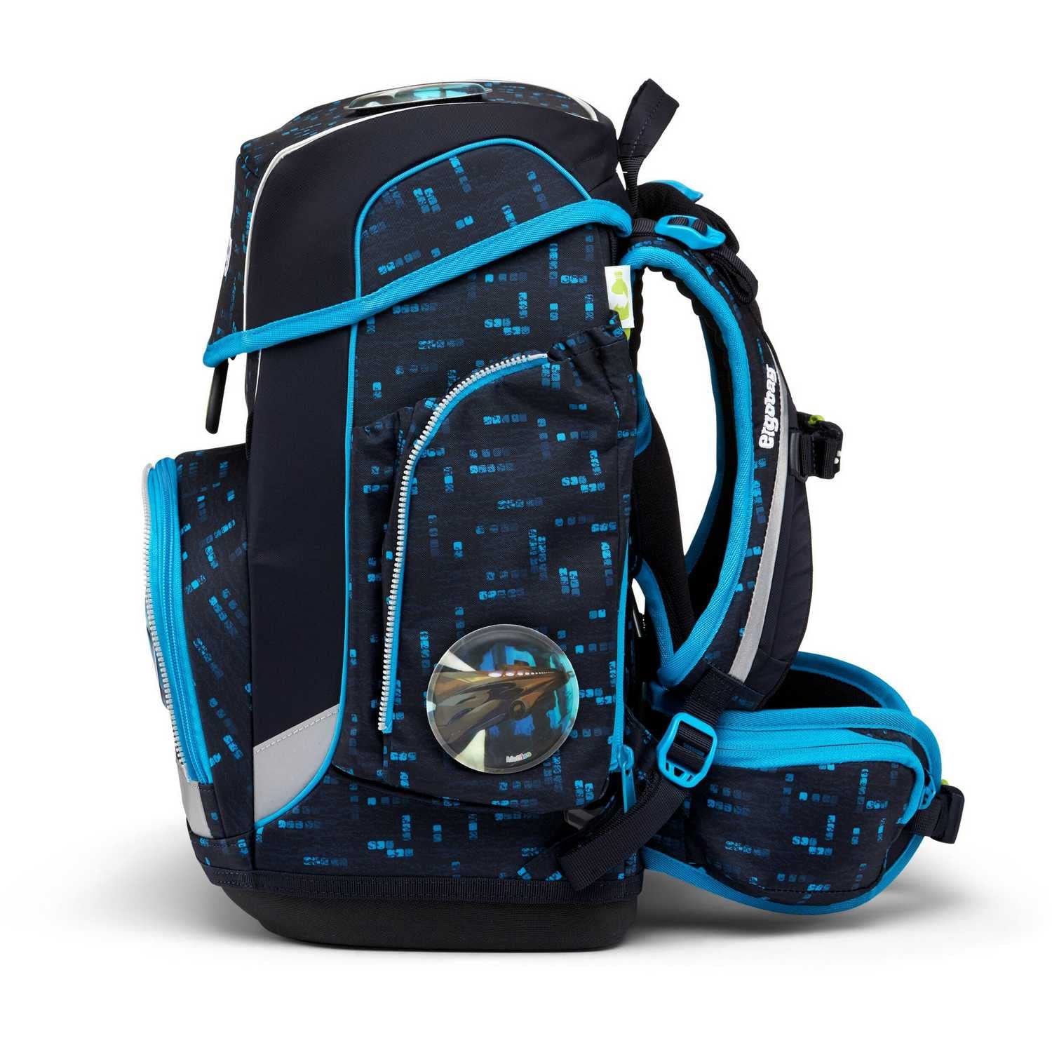 ERGOBAG Cubo Deep DiveBear Rucksack, Unisex, für Jugendliche, Mehrfarbig, Einheitsgröße