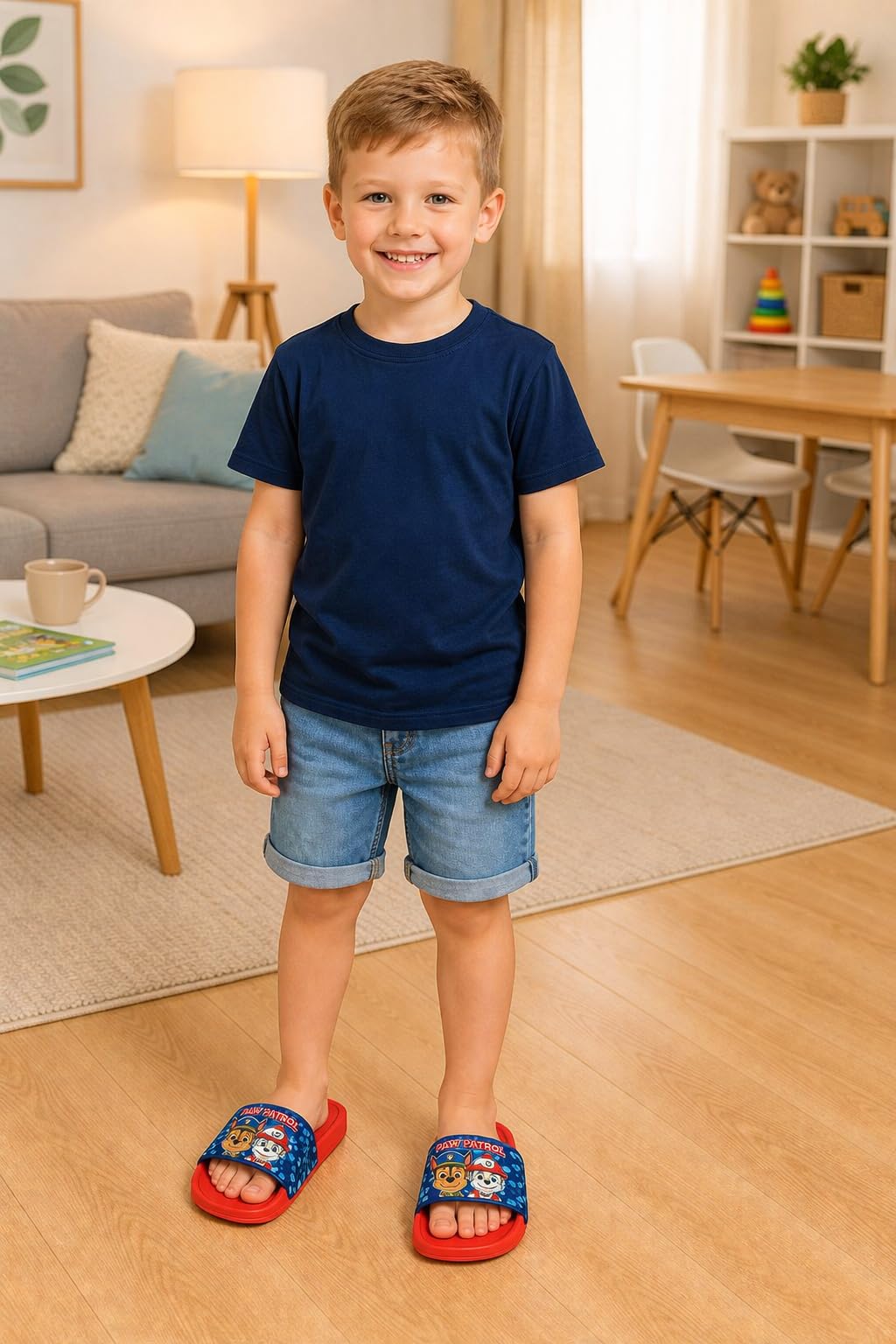 Paw Patrol - Ciabatte da doccia e da bagno, per bambini, estive, antiscivolo, da spiaggia