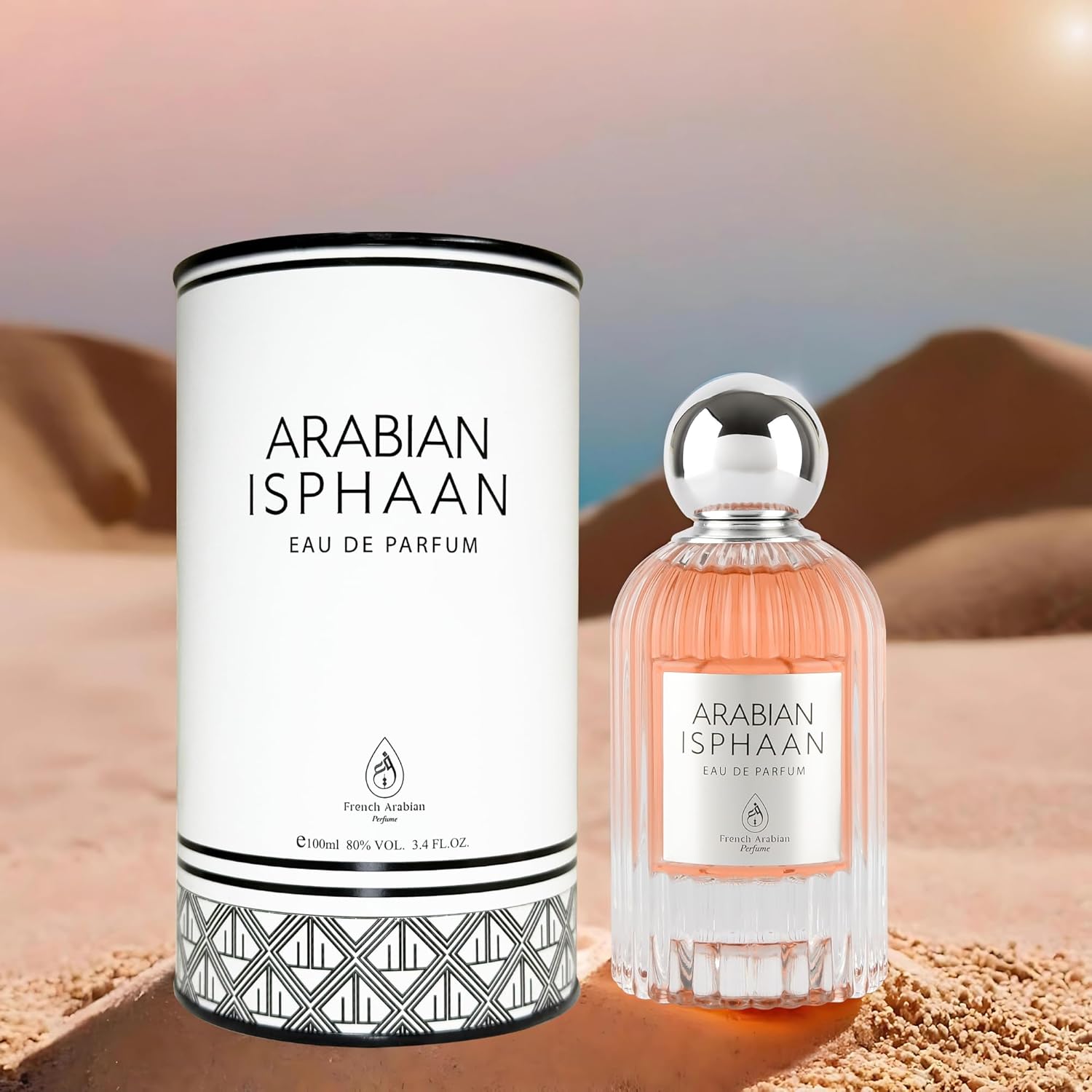 French Arabian Perfumes Arabian Isphaan 100ml EDP Unisex Eau de Parfum Oud Fragrance | Woody Floral Scent with Labdanum Rose Patchouli Saffron Oud & Sandalwood Notes | Luxury Oriental Perfume