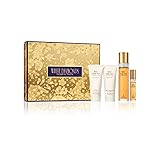 Elizabeth Taylor White Diamonds Eau de Toilette Set for Women, Moisturizing Body Shower Gel, Body Cream, Floral Scent, Spray Spray, Women\'s Fragrance, Based on Invigorating Notes