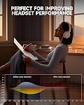 Donner EM2 Amplificateur d'écouteur DC 5V-1A, 3.5mm Amplificateur de moniteur portable dans l'oreille rechargeable avec 8-250-250, avec 2 XLR et 1/4" TRS Entrées