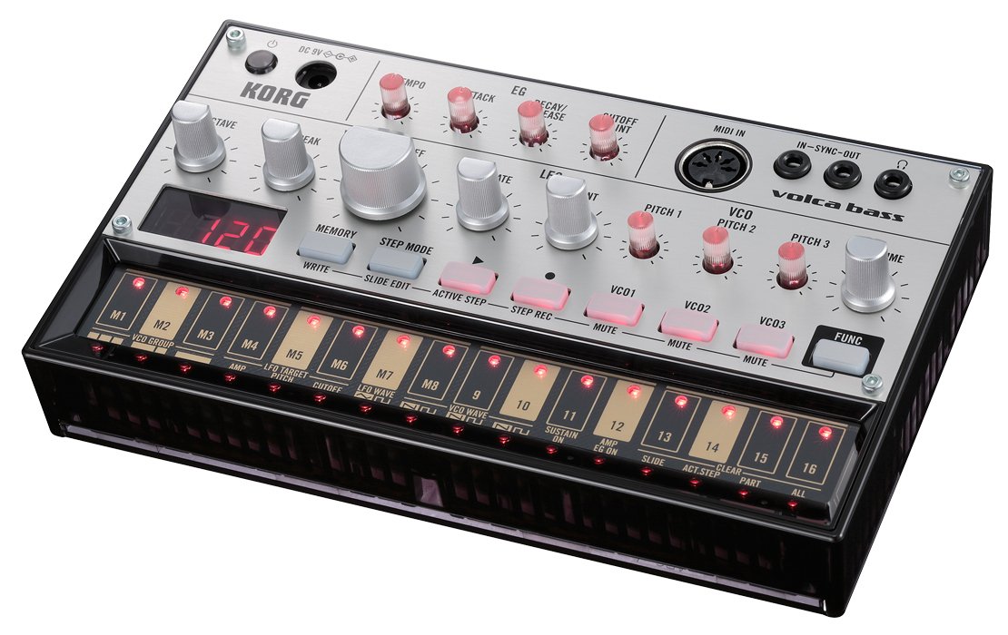 KORG volca bass (美品) Amazon.com: Korg Volca Bass Analogue Bass Machine Bundle with