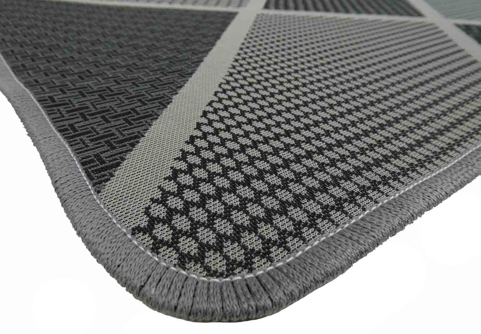 Passatoia Antiscivolo Per Cucina - Larga 50cm, Intreccio 3D, Tessuto Vellutato, Lavabile, Lunghezza 240cm - Foto 6