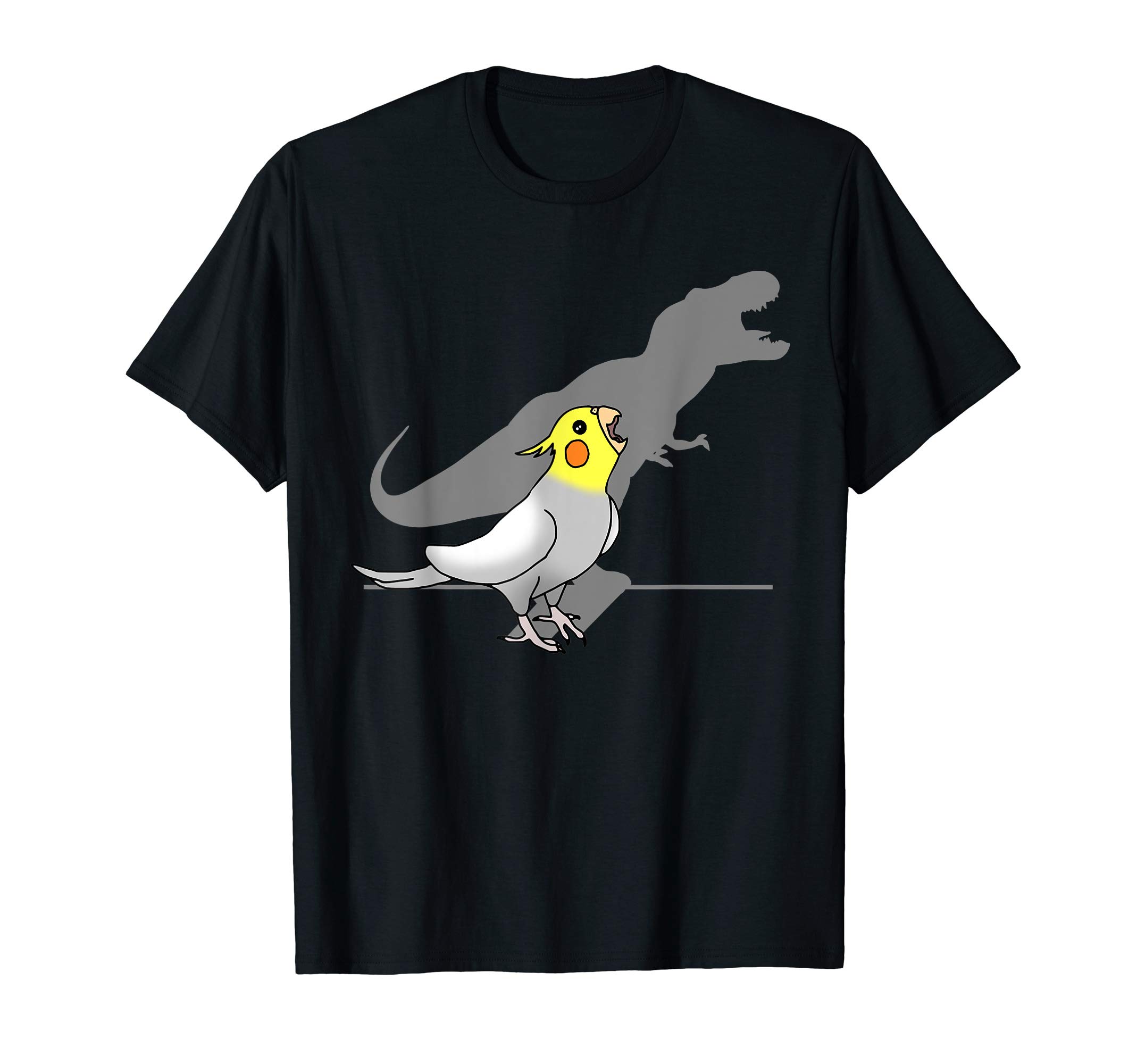 FandomizedRoseCute Screaming Parrot Funny T-Rex Cockatiel T-Shirt