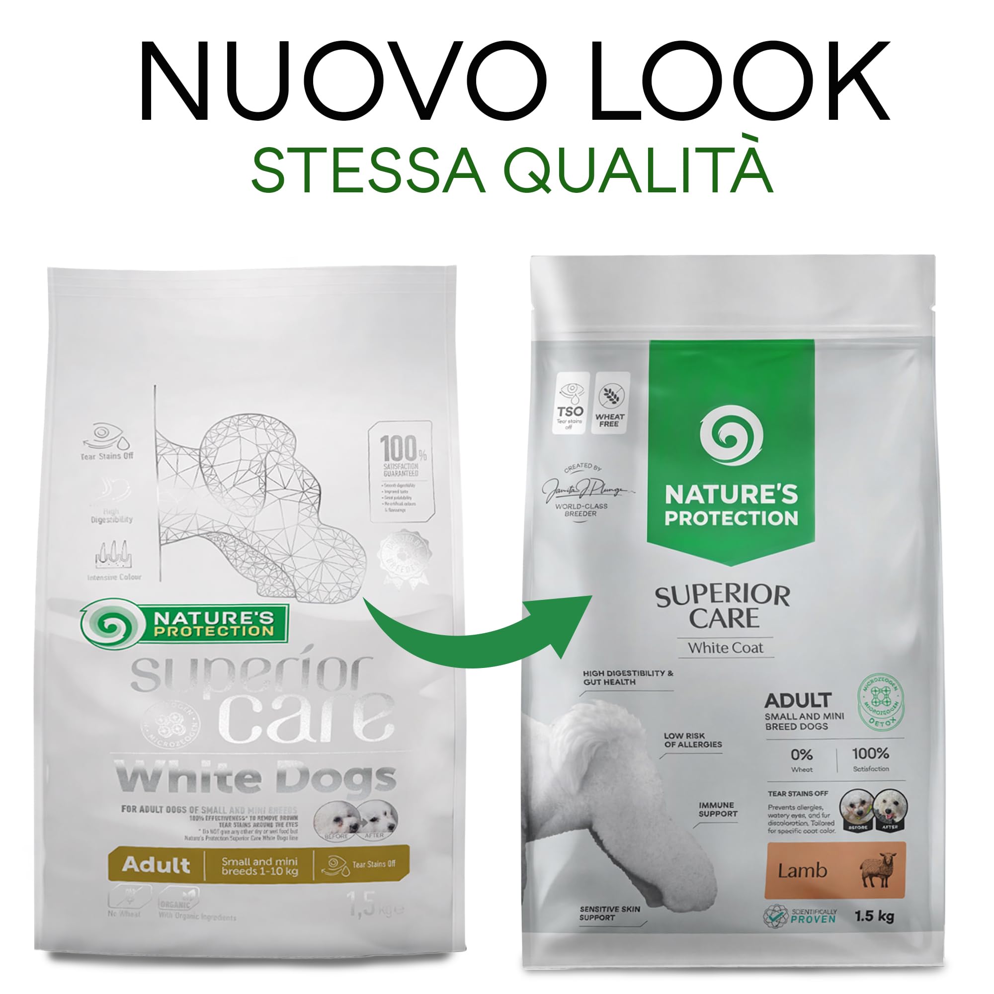 Nature's Protection Superior Care White Dogs Hypoallergenic Dry