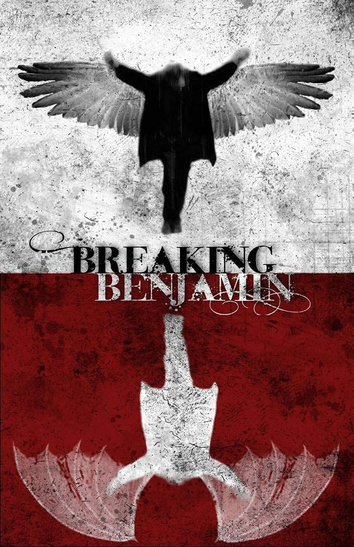Breaking Benjamin Poster Rolled 12 x 12 inch by Dark Handicraft One